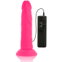 DIVERSIA Realistischer Flexibler Vibrationsdildo Pink 23 cm - Ø 4,3 cm