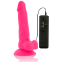 DIVERSIA Realistischer Flexibler Vibrationsdildo Pink 18 cm - Ø 4 cm