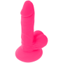 DIVERSIA Realistischer Flexibler Vibrationsdildo Rosa 17 cm