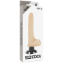 BASECOCK Realistischer Vibrator 2-in-1, 18,5 cm, hautfarben