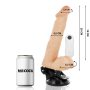 BASECOCK - Realistischer, artikulierbarer Vibrator mit Fernbedienung, 20 cm x 4,5 cm