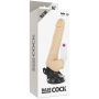 BASECOCK Realistischer Vibrator mit Fernbedienung und Hoden 19,5 cm