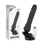 BASECOCK Realistischer Vibrator mit Fernbedienung Schwarz 19,5 cm x 4 cm