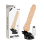 BASECOCK - Realistischer Vibrator mit Fernbedienung, 19,5 cm Länge, 4 cm Durchmesser