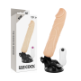 BASECOCK Realistischer Vibrator mit Fernbedienung, 20 cm Länge, 4 cm Durchmesser