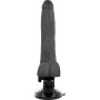 BASECOCK Realistischer Vibrator 18,5 cm - Artikuliert, Fernbedienung, Schwarz