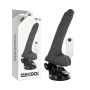 BASECOCK Realistischer Vibrator mit Fernbedienung Schwarz 19 cm
