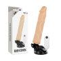 BASECOCK Realistischer Vibrator mit Fernbedienung 21 cm - Natürliche Textur