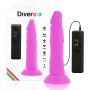 DIVERSIA Realistischer Flexibler Vibrationsdildo Lila 23 cm - Ø 4,3 cm