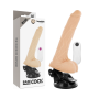 BASECOCK - Realistischer, artikulierbarer Vibrator mit Fernbedienung, 18,5 cm