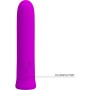 PRETTY LOVE - CURTIS MINI VIBRATOR SUPER POWER, 12 Vibrationsmodi, violette Silikon