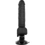 BASECOCK Realistischer Vibrator mit Fernbedienung Schwarz 18,5 cm