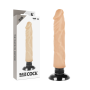 BASECOCK Realistischer Vibrator 2-in-1 Naturfarben 20 cm - Ø 4 cm