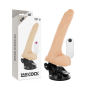 BASECOCK Realistischer Vibrator mit Fernbedienung, 19 cm Länge, 4 cm Durchmesser
