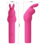 PRETTY LOVE Gerardo Silikon Vibrator mit Fuchsienfarbenem Rabbit-Aufsatz