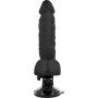 BASECOCK - Realistischer, artikulierbarer Vibrator mit Fernbedienung, schwarz, 20 cm