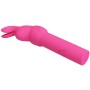 PRETTY LOVE Gerardo Silikon Vibrator mit Fuchsienfarbenem Rabbit-Aufsatz