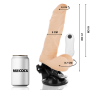 BASECOCK - Realistischer, biegsamer Vibrator mit Fernbedienung, 21 cm Länge, 5 cm Durchmesser