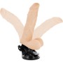 BASECOCK - Realistischer, biegsamer Vibrator mit Fernbedienung, 21 cm Länge, 5 cm Durchmesser