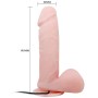 BAILE Oliver Realistischer Vibrations-Dildo mit Saugnapf