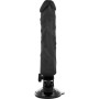 BASECOCK Realistischer Vibrator mit Fernbedienung, Schwarz, 21 cm Länge