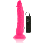 DIVERSIA Realistischer Flexibler Vibrationsdildo Pink 21 cm - Ø 4,9 cm