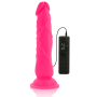 DIVERSIA Realistischer Flexibler Vibrationsdildo Pink 21 cm - Ø 4,9 cm