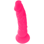 DIVERSIA Realistischer Flexibler Vibrationsdildo Pink 21 cm - Ø 4,9 cm