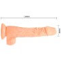 BAILE - Realistischer Cock Dildo mit Vibration und Fernbedienung