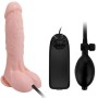 BAILE Realistischer Vibrations- und Aufblasbarer Dildo 18,8 cm