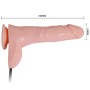 BAILE Realistischer Vibrations- und Aufblasbarer Dildo 18,8 cm