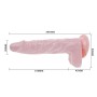 BAILE - Super Vibro Dong V realistischer Vibrator mit Saugnapf