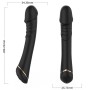 ARMONY - Silikon Dildo Vibrator Schwarz mit 9 Vibrationsmodi, USB Wiederaufladbar