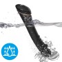 ARMONY - Silikon Dildo Vibrator Schwarz mit 9 Vibrationsmodi, USB Wiederaufladbar